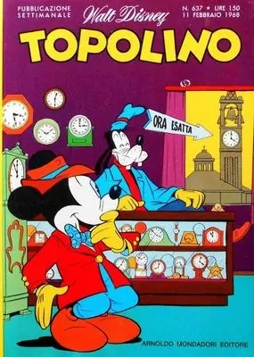 Copertina di TOPOLINO · 637 — Topolino n. 637
