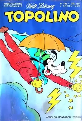 Copertina di TOPOLINO · 645 — Topolino n. 645
