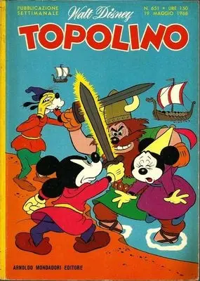 Copertina di TOPOLINO · 651 — Topolino n. 651