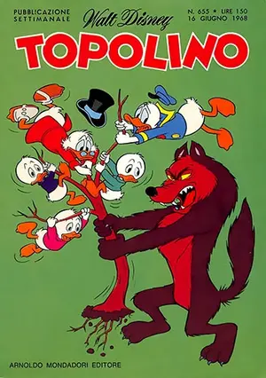 Copertina di TOPOLINO · 655 — Topolino n. 655