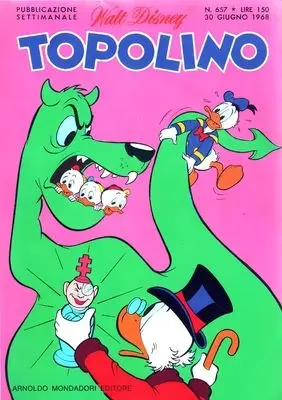 Copertina di TOPOLINO · 657 — Topolino n. 657
