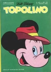 Copertina di TOPOLINO · 663 — Topolino n. 663