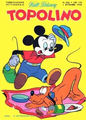 Copertina di TOPOLINO · 666 — Topolino n. 666