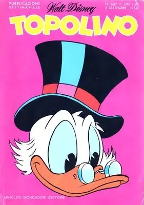 Copertina di TOPOLINO · 667 — Topolino n. 667