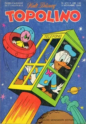 Copertina di TOPOLINO · 675 — Topolino n. 675