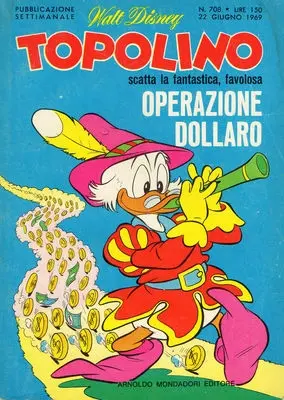 Copertina di TOPOLINO · 708 — Topolino n. 708