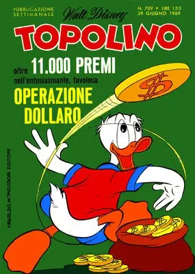 Copertina di TOPOLINO · 709 — Topolino n. 709