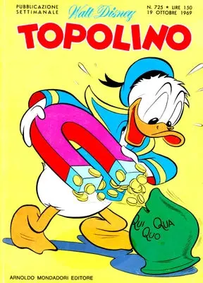 Copertina di TOPOLINO · 725 — Topolino n. 725