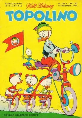 Copertina di TOPOLINO · 728 — Topolino n. 728