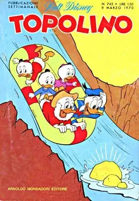 Copertina di TOPOLINO · 745 — Topolino n. 745
