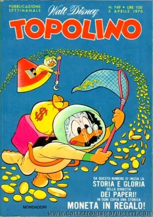 Copertina di TOPOLINO · 749 — Topolino n. 749