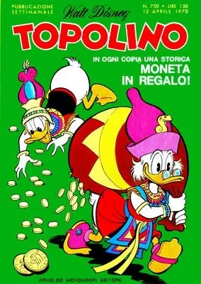 Copertina di TOPOLINO · 750 — Topolino n. 750
