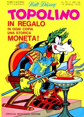 Copertina di TOPOLINO · 751 — Topolino n. 751