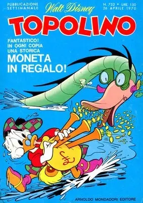 Copertina di TOPOLINO · 752 — Topolino n. 752