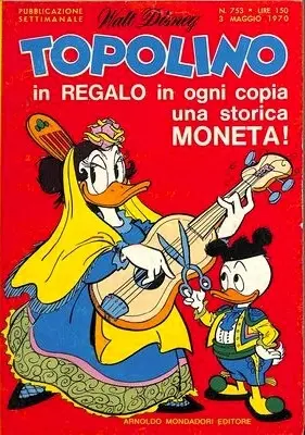 Copertina di TOPOLINO · 753 — Topolino n. 753
