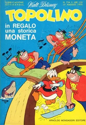 Copertina di TOPOLINO · 754 — Topolino n. 754