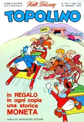 Copertina di TOPOLINO · 756 — Topolino n. 756