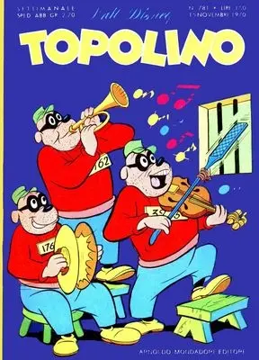 Copertina di TOPOLINO · 781 — Topolino n. 781