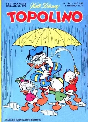 Copertina di TOPOLINO · 794 — Topolino n. 794