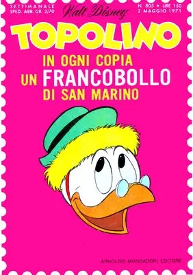 Copertina di TOPOLINO · 805 — Topolino n. 805