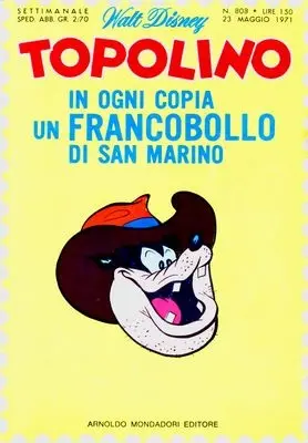 Copertina di TOPOLINO · 808 — Topolino n. 808