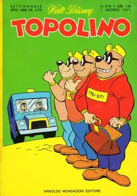 Copertina di TOPOLINO · 818 — Topolino n. 818