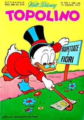 Copertina di TOPOLINO · 820 — Topolino n. 820