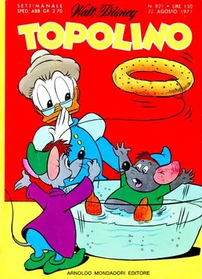 Copertina di TOPOLINO · 821 — Topolino n. 821