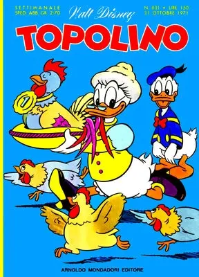 Copertina di TOPOLINO · 831 — Topolino n. 831