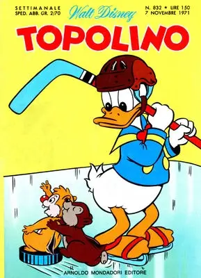 Copertina di TOPOLINO · 832 — Topolino n. 832