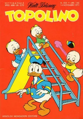 Copertina di TOPOLINO · 833 — Topolino n. 833