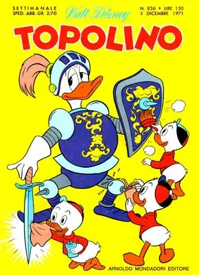 Copertina di TOPOLINO · 836 — Topolino n. 836