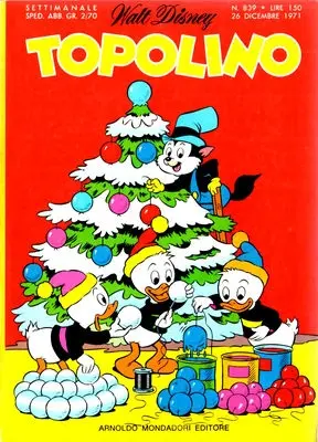 Copertina di TOPOLINO · 839 — Topolino n. 839