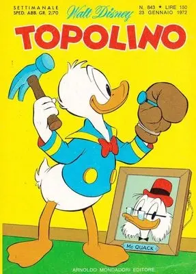 Copertina di TOPOLINO · 843 — Topolino n. 843