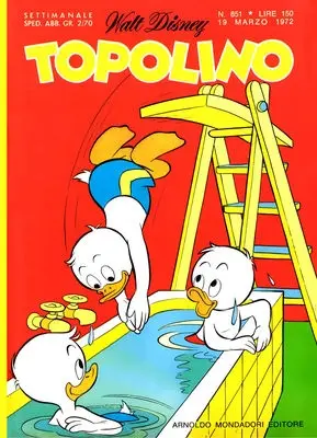 Copertina di TOPOLINO · 851 — Topolino n. 851