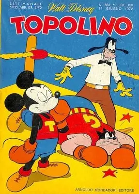 Copertina di TOPOLINO · 863 — Topolino n. 863