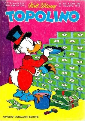 Copertina di TOPOLINO · 874 — Topolino n. 874