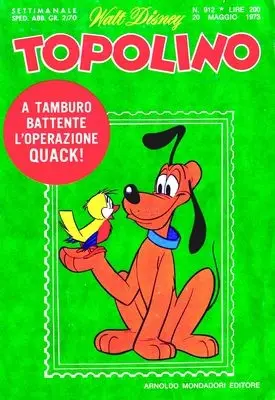 Copertina di TOPOLINO · 912 — Topolino n. 912