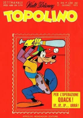 Copertina di TOPOLINO · 916 — Topolino n. 916