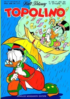 Copertina di TOPOLINO · 933 — Topolino n. 933