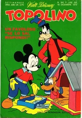 Copertina di TOPOLINO · 942 — Topolino n. 942