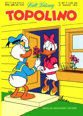 Copertina di TOPOLINO · 957 — Topolino n. 957