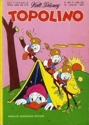 Copertina di TOPOLINO · 972 — Topolino n. 972