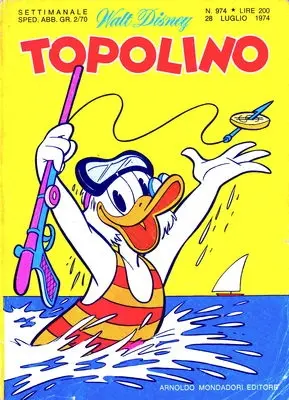 Copertina di TOPOLINO · 974 — Topolino n. 974