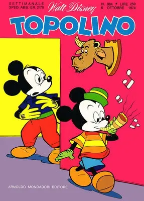 Copertina di TOPOLINO · 984 — Topolino n. 984