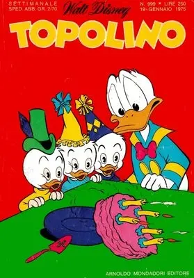Copertina di TOPOLINO · 999 — Topolino n. 999