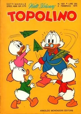 Copertina di TOPOLINO · 1001 — Topolino n. 1001