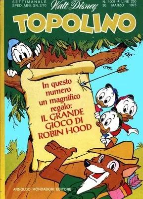 Copertina di TOPOLINO · 1009 — Topolino n. 1009