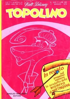 Copertina di TOPOLINO · 1015 — Topolino n. 1015
