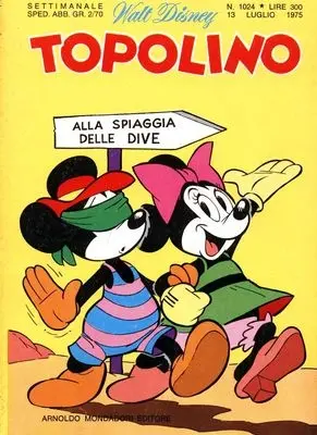 Copertina di TOPOLINO · 1024 — Topolino n. 1024